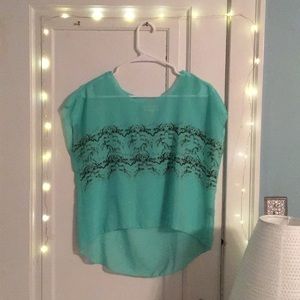 Oxford Circus turquoise blouse